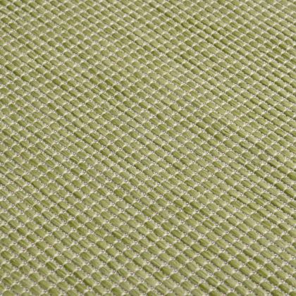 Градински плоскотъкан килим, 160x230 см, зелен