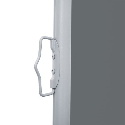 Прибираща се странична тента, антрацит, 120x1000 см