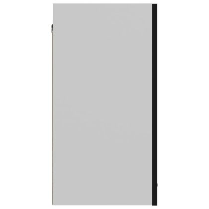 Висящ шкаф "Lyon", черен, 60x31x60 см, инженерно дърво