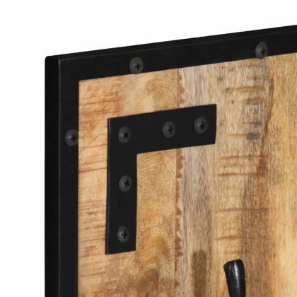 Закачалка портманто 35x8x110 см масивно дърво манго