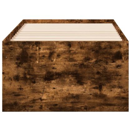 Дневно легло с чекмеджета, без матрак, опушен дъб, 90x190 см