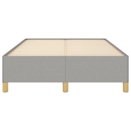 Рамка за легло без матрак,, светлосива, 120x190 см, плат