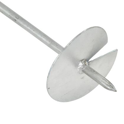 Анкери за земя, 4 бр, 10х60 см, поцинкован метал