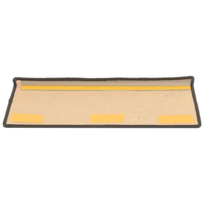 Стелки за стълби, вид сизал, 15 бр, 65x21x4 см, сиво и бежово