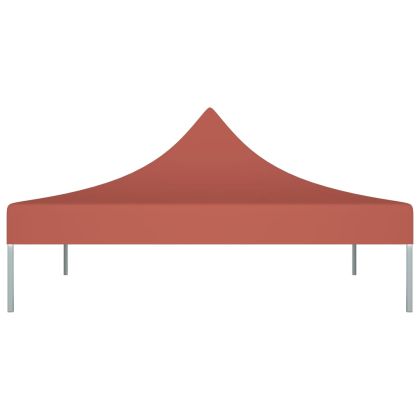 Покривало за парти шатра, 3х3 м, теракота, 270 г/м²