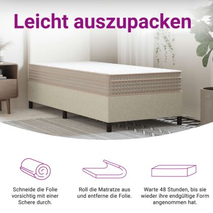 Матрак покет пружини, Medium, 70x200 см