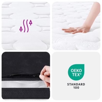 Матрак бонел пружини, Medium, 80x200 см