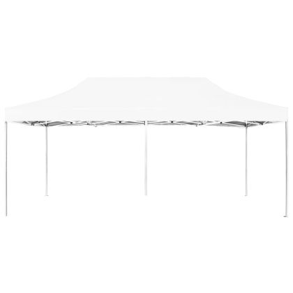 Професионална сгъваема шатра, алуминий, 6х3 м, бяла