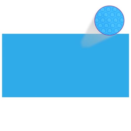 Покривало за басейн, синьо, 488x244 см, PE