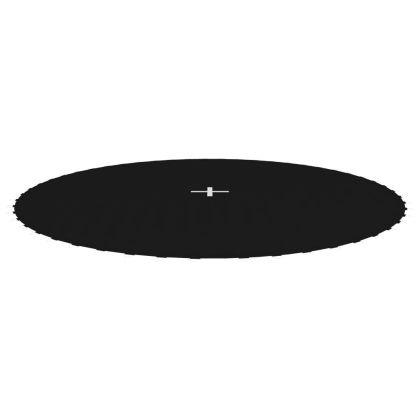 Отскачаща повърхност за кръгъл батут 10 Ft/3,05 м черен текстил