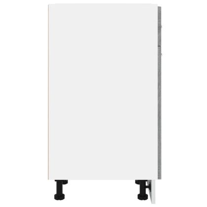 Шкаф с чекмеджета "Lyon", сив, цвят сонома, 30x46x81,5 см, инженерно дърво