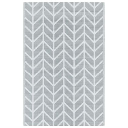 Килим за открито, ARAKIL сив, 190x290 см, PP