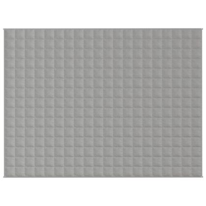 Утежнено одеяло сиво 152x203 см 11 кг плат