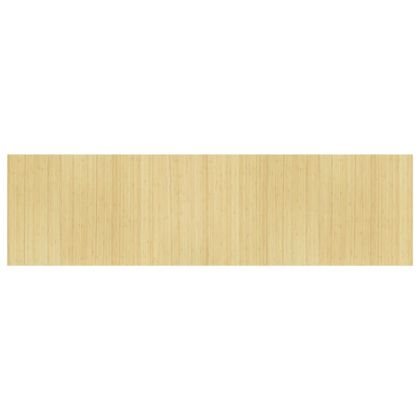 Преграда за стая, светъл натурален, 165x600 см, бамбук