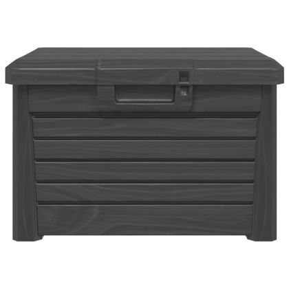 Градинска ракла, антрацит, 73x50,5x46,5 см, полипропилен