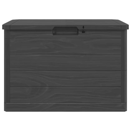 Градинска ракла, антрацит, 77,5x44,5x53 см, полипропилен