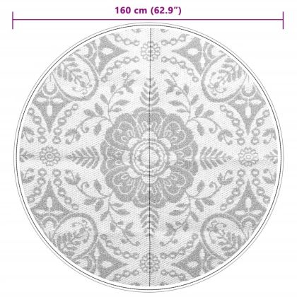 Килим за открито, ARAKIL бебешкосин, Ø160 см, PP