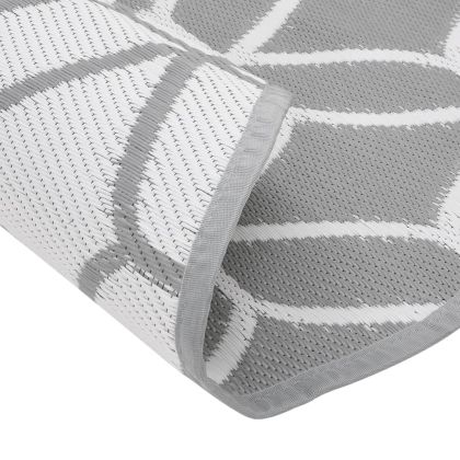 Килим за открито, ARAKIL сив, Ø120 см, PP