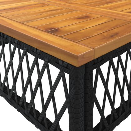 Градински комплект с възглавници, 2 части, полиратан, сив