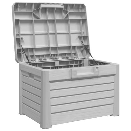 Градинска ракла, сив, 73x50,5x46,5 см, полипропилен