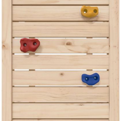 Седалки за люлки 2 бр с камъни за катерене син полиетилен