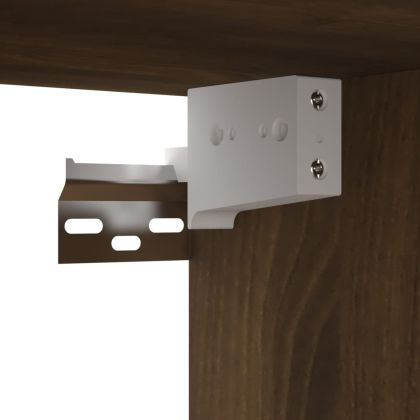 Висящи ТВ шкафа, кафяв дъб, 60x30x30 см, инженерно дърво