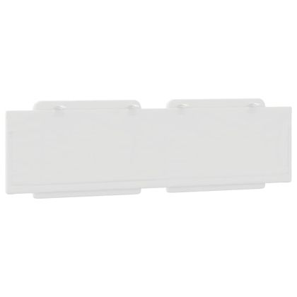 Мека табла за легло Zadar, бяла, 180 см, изкуствена кожа