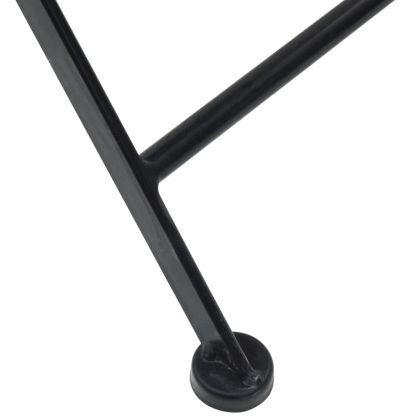 Бистро столове, сгъваеми, 2 бр, синьо-бели, керамика