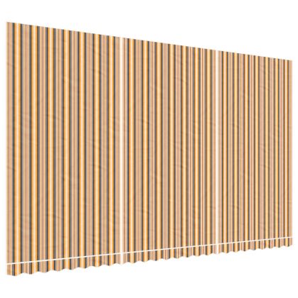 Резервно платнище за тенти, разноцветни ивици, 6x3,5 м