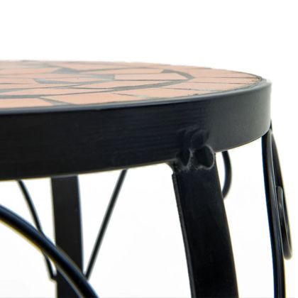 Стойки за растения, 3 бр, теракота, керамика