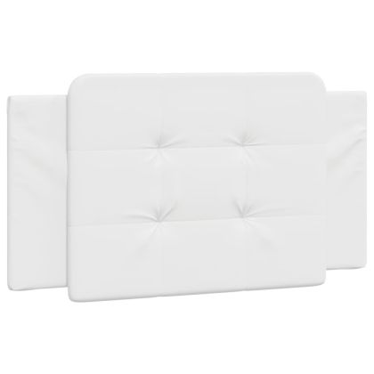 Мека табла за легло Zadar, бяла, 100 см, изкуствена кожа