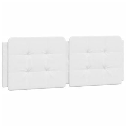 Рамка за легло без матрак Zadar, бяла, 120x200 см, изкуствена кожа