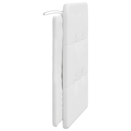 Мека табла за легло Zadar, бяла, 90 см, изкуствена кожа