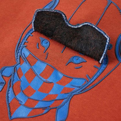 Детски суитшърт, светлоръждив, 128