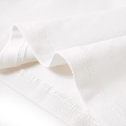 Детска тениска с дълъг ръкав, екрю, 128