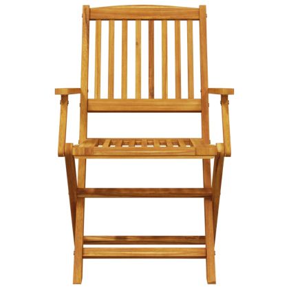 Сгъваем бистро комплект от 3 части, акация масив