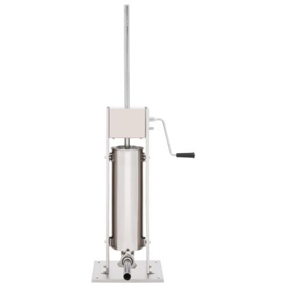 Ръчна пълначка за наденици, сребриста, 7 л, неръждаема стомана