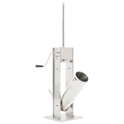 Ръчна пълначка за наденици, сребриста, 7 л, неръждаема стомана