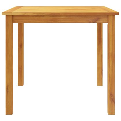 Градински трапезен комплект от 5 части, 85x85x74 см, акациево дърво масив