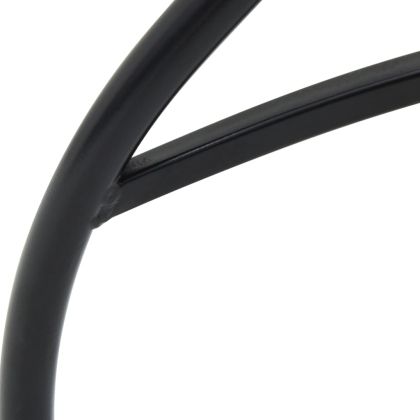 Комплект за бистро с мозайка, черно и бяло, желязо и керамика