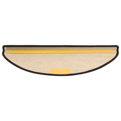 Самозалепващи стелки за стълби сизал 15 бр 65x21x4 см антрацит