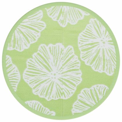 Килим за открито, ARAKIL зелено, Ø160 см, PP