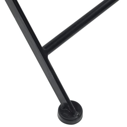 Комплект за бистро с мозайка, синьо и бяло, желязо и керамика