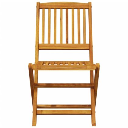 Сгъваем бистро комплект от 3 части, акация масив