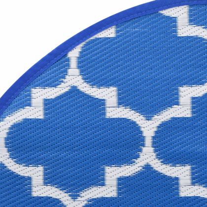 Килим за открито, ARAKIL Синьо, Ø200 см, PP