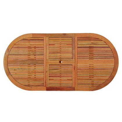 Градинска маса, 200x100x75 см, евкалиптово дърво масив