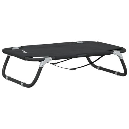 Кучешко легло, сгъваемо, антрацит, Оксфорд плат и стомана