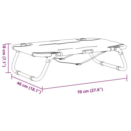 Кучешко легло, сгъваемо, антрацит, Оксфорд плат и стомана