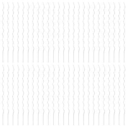 50 бр Спирални колчета за растения, 170 см, поцинкована стомана