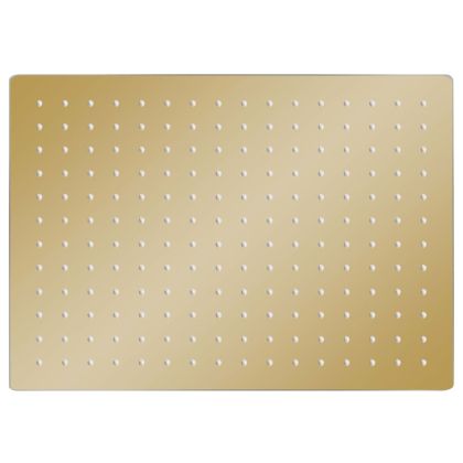 Rainshower душ пита, инокс, 40x30 cм, правоъгълна, златиста